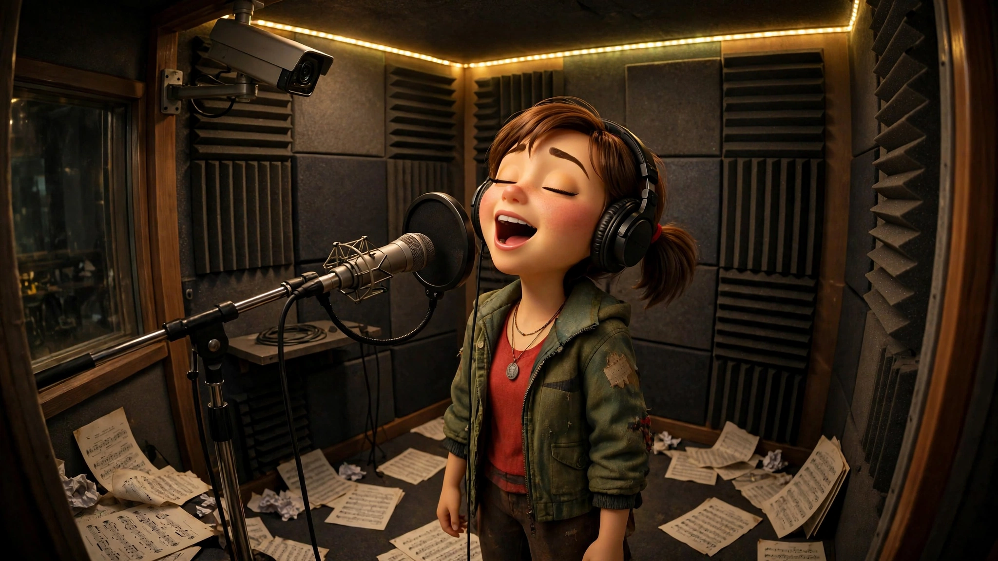 Camera 3 scene: mic check turns into a full song