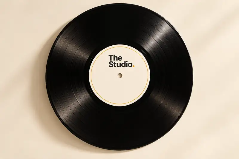 The Studio vinyl record mockup