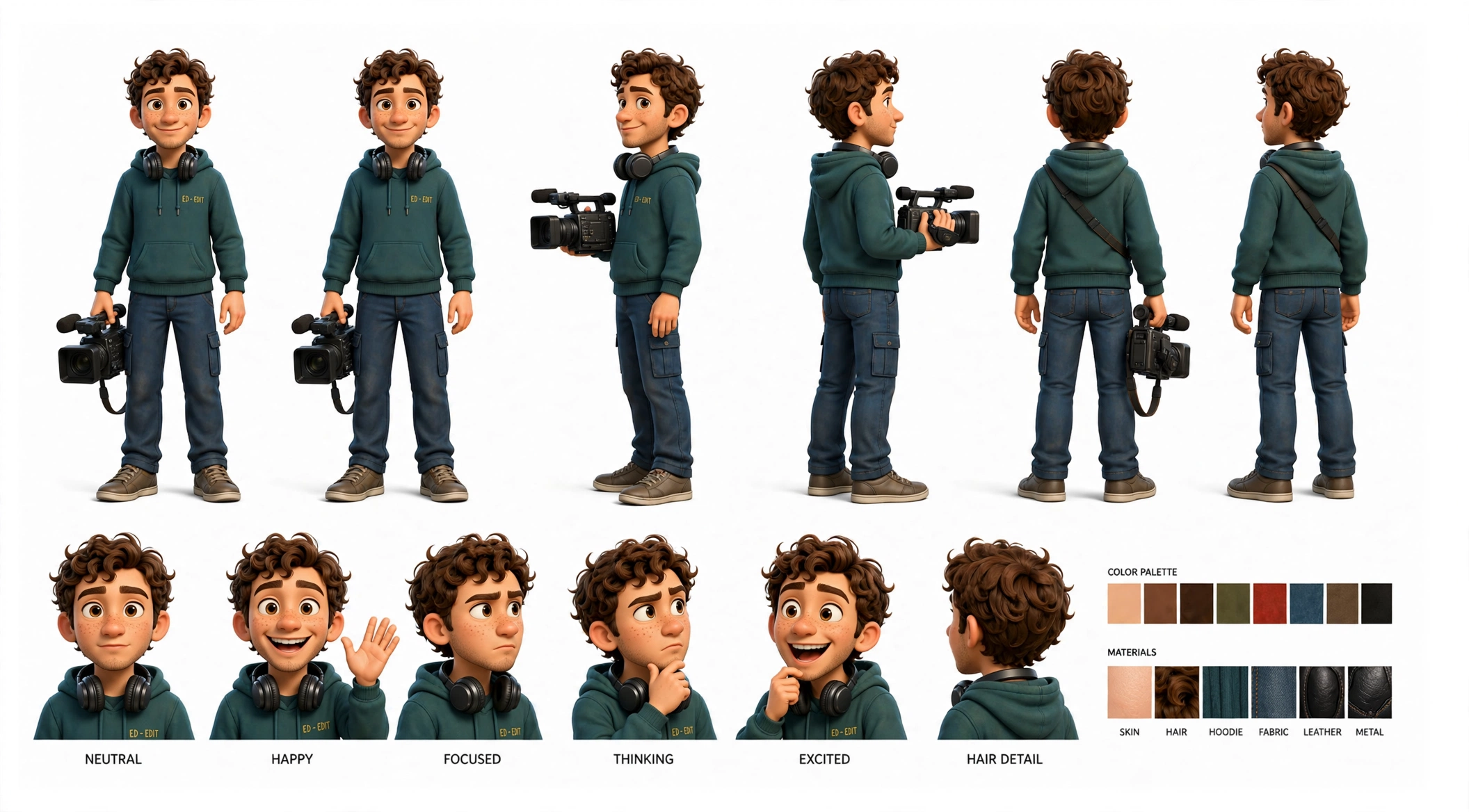 Ed character reference sheet