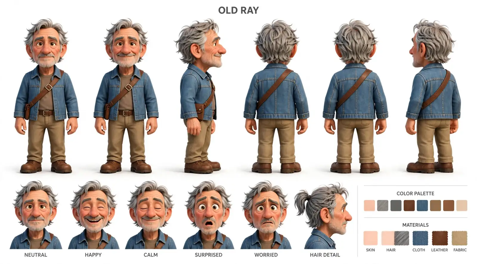 Old Ray character sheet