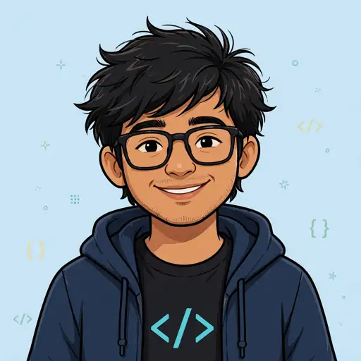 Dinesh, cartoon portrait