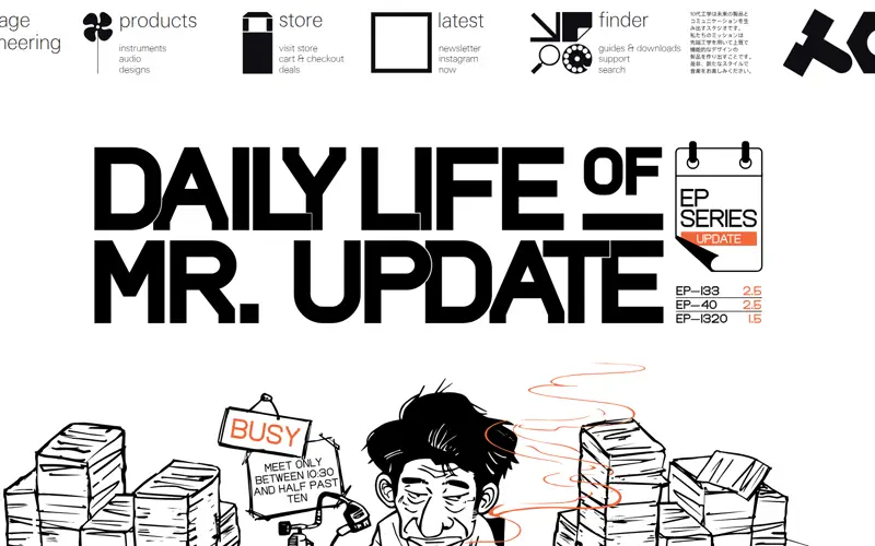Teenage Engineering website screenshot