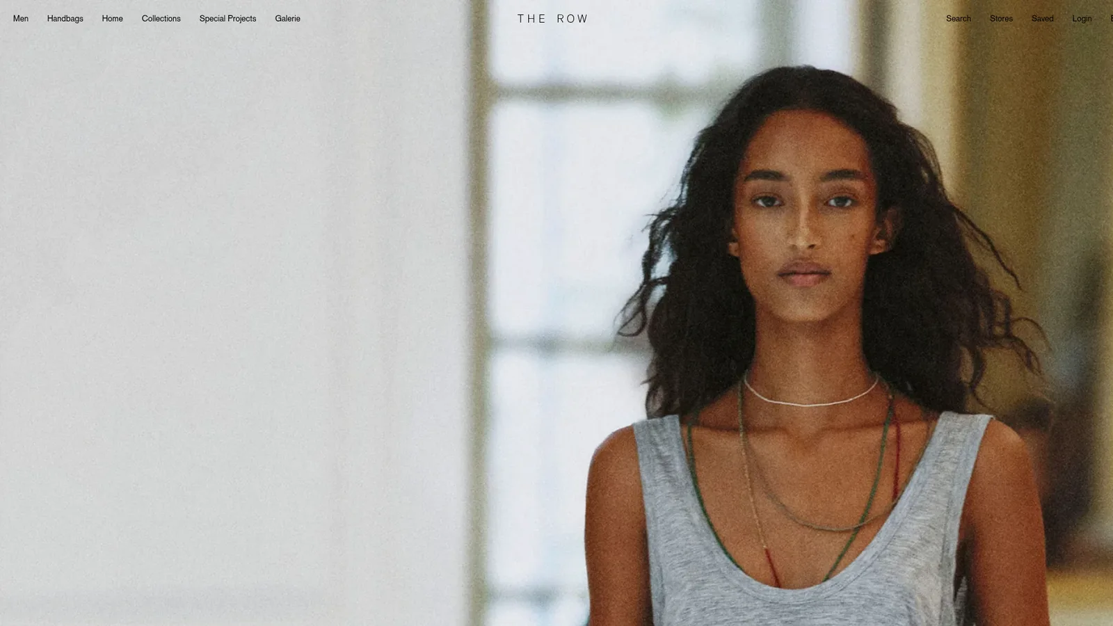 The Row website screenshot