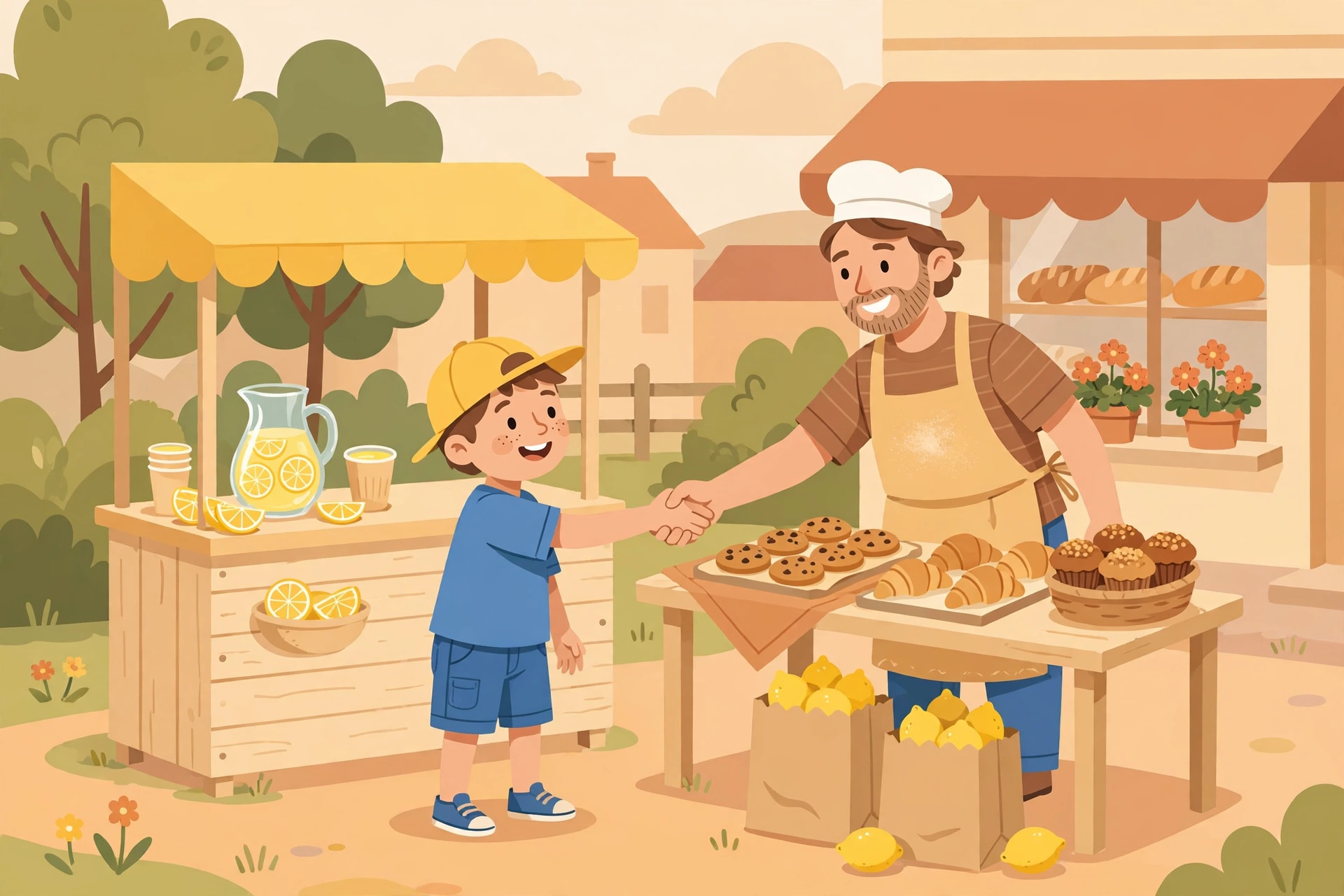 The bakery partnership: cookies by the stand