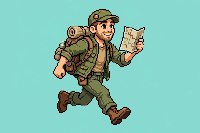 Ed run cycle, two frames
