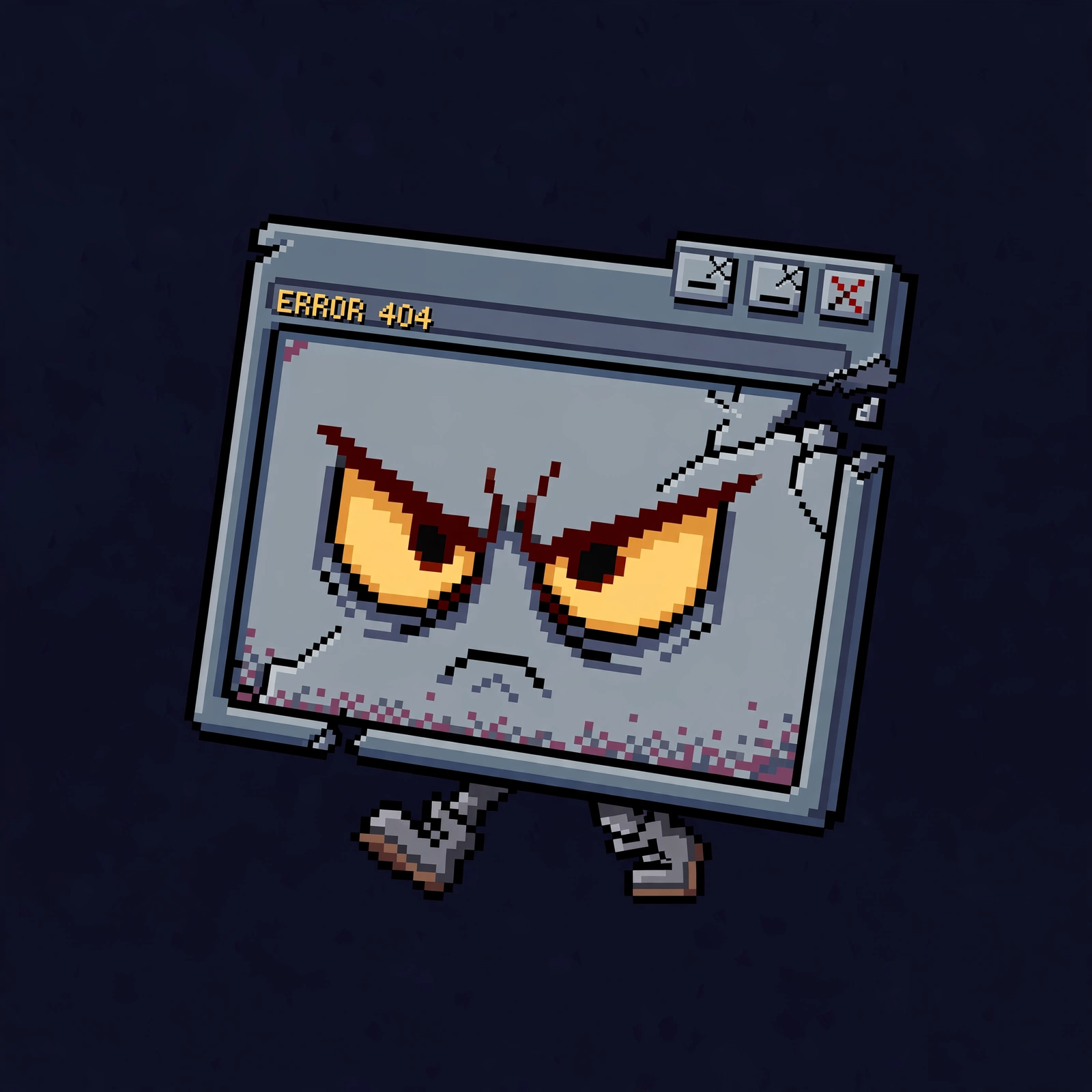 Broken website baddie